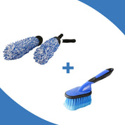 BOGO Economax Microfiber Wheel Brush Set + Wheel & Tyre Brush