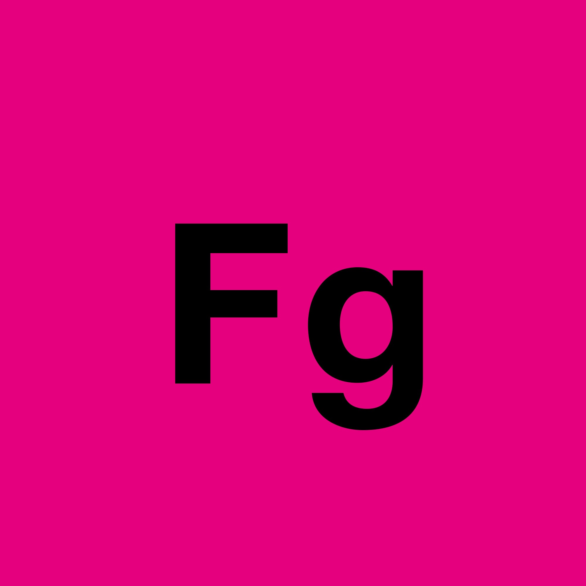 &#39;Fg&#39; meaning Fragrances colour coordinated to the &#39;pink&#39; colour scheme