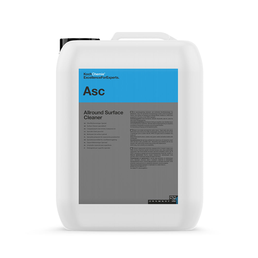 Koch Chemie Allround Surface Cleaner | Surface Cleaner Specialised 10L bottle with white background.