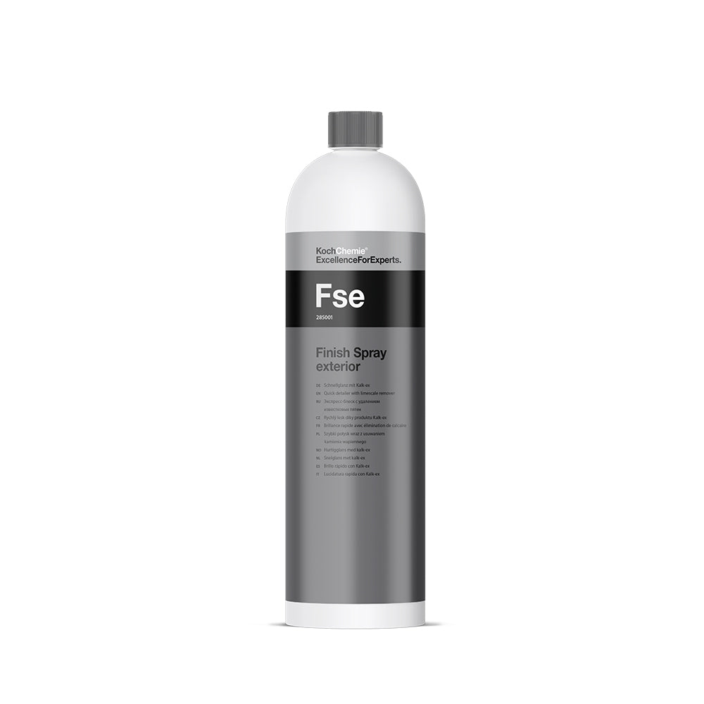 Koch Chemie Finish Spray Exterior | Limescale Remover 1L bottle with white background.