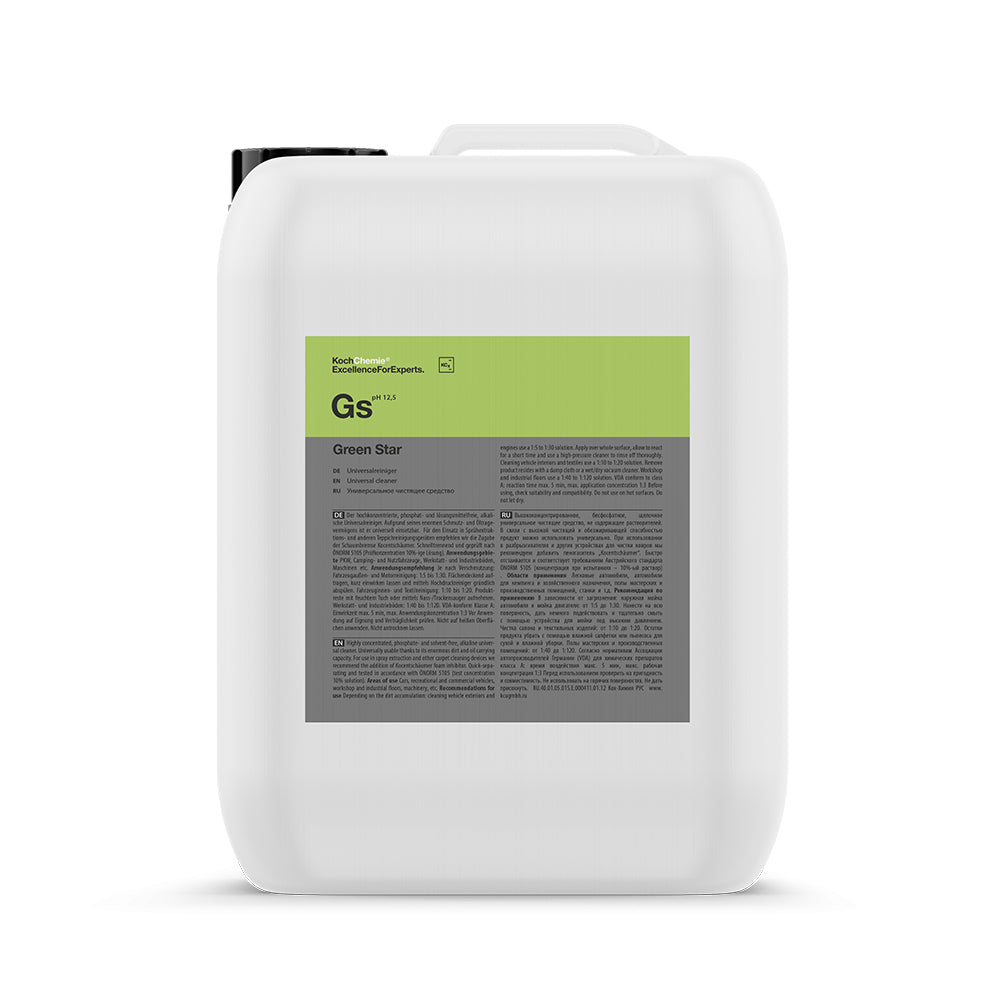 Koch Chemie Green Star | Universal Cleaner 10L bottle with white background