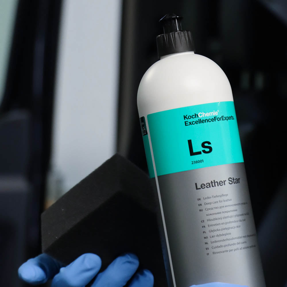 Koch Chemie Leather Star | Deep Care for Leather 1L action shot