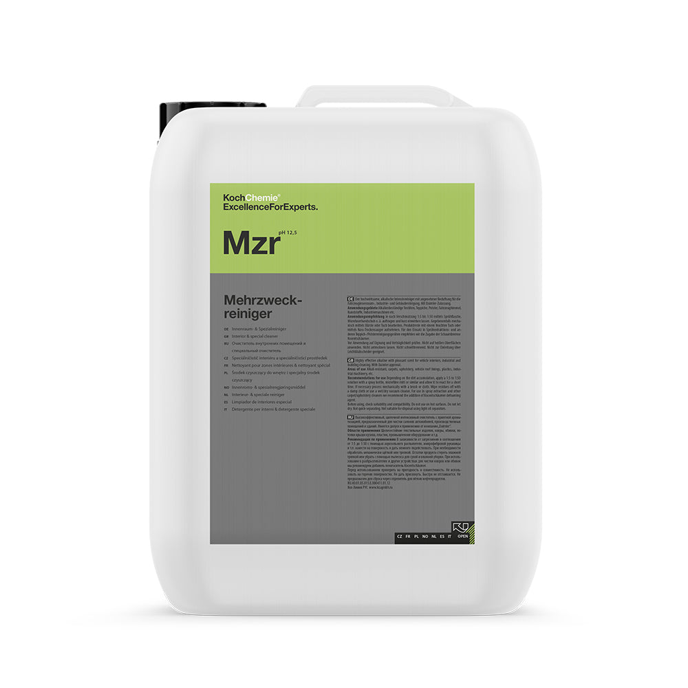 Koch Chemie Mehrzweckreiniger (MZR) | Interior & Special Cleaner 10L bottle with white background