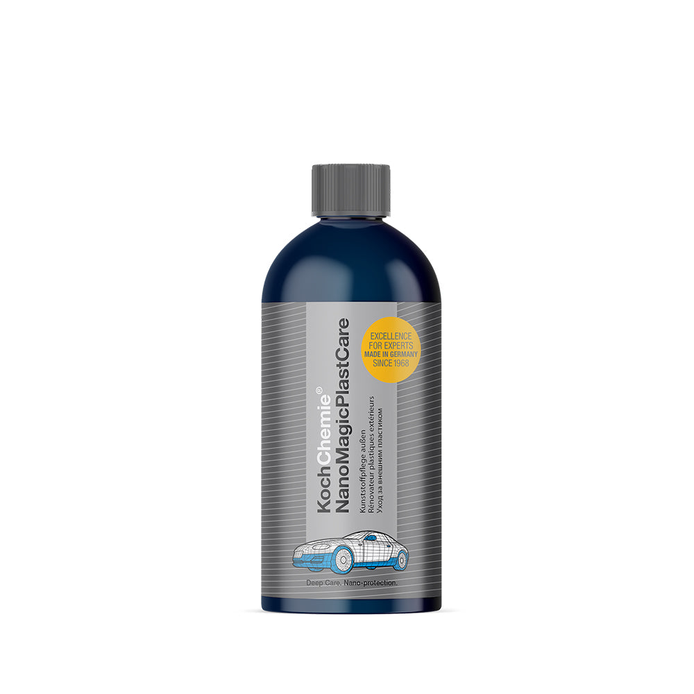 Koch Chemie NanoMagic Plast Care 750mL bottle with white background.