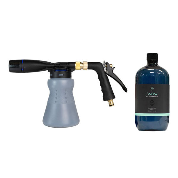 MTM Garden Hose Foam Gun Kit + Nv Snow 1L