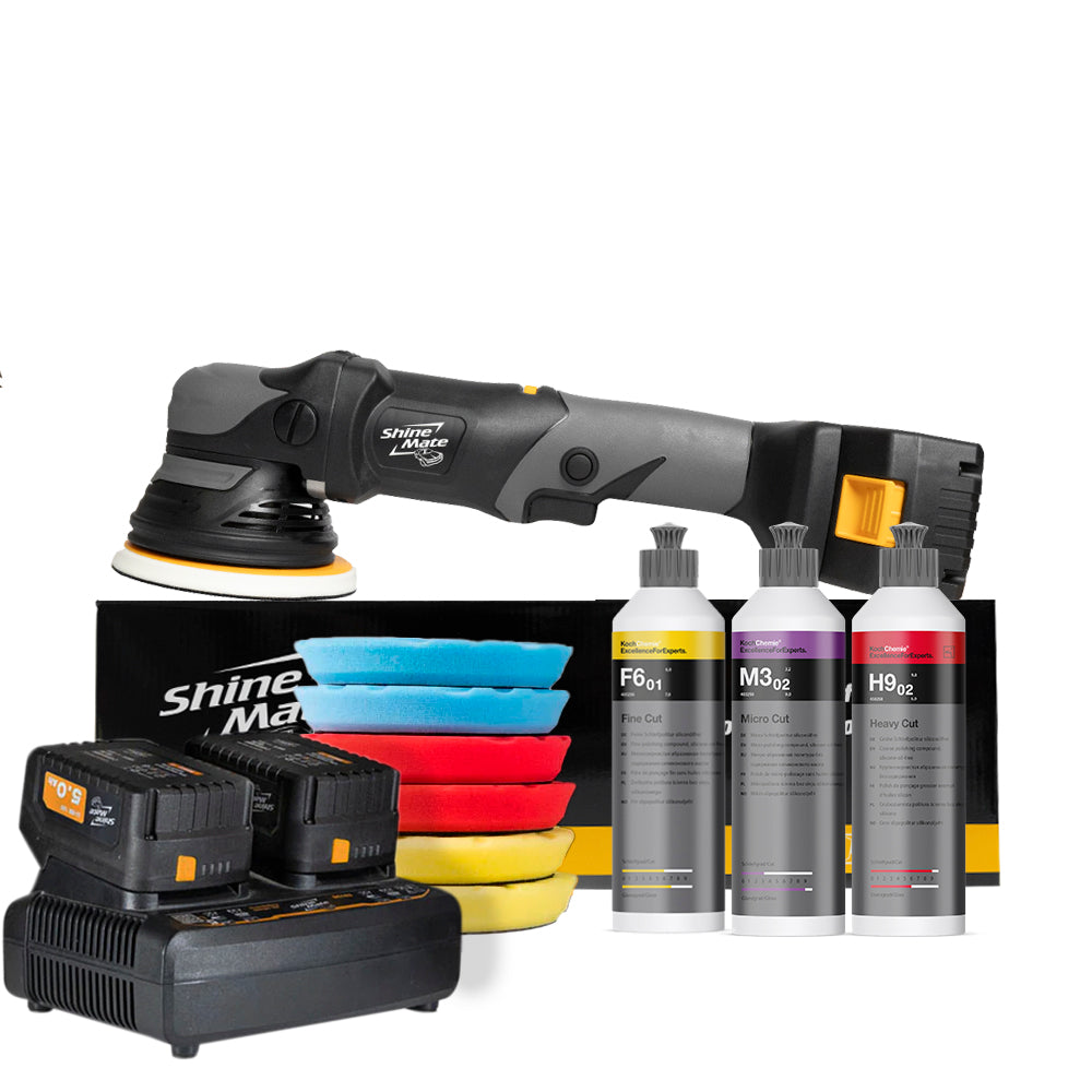 ShineMate EB351 5" 12mm | Dual Action Cordless Kit