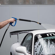 MTM Hydro Short Gun, MTM Hydro lance spraying onto Mazda RX7