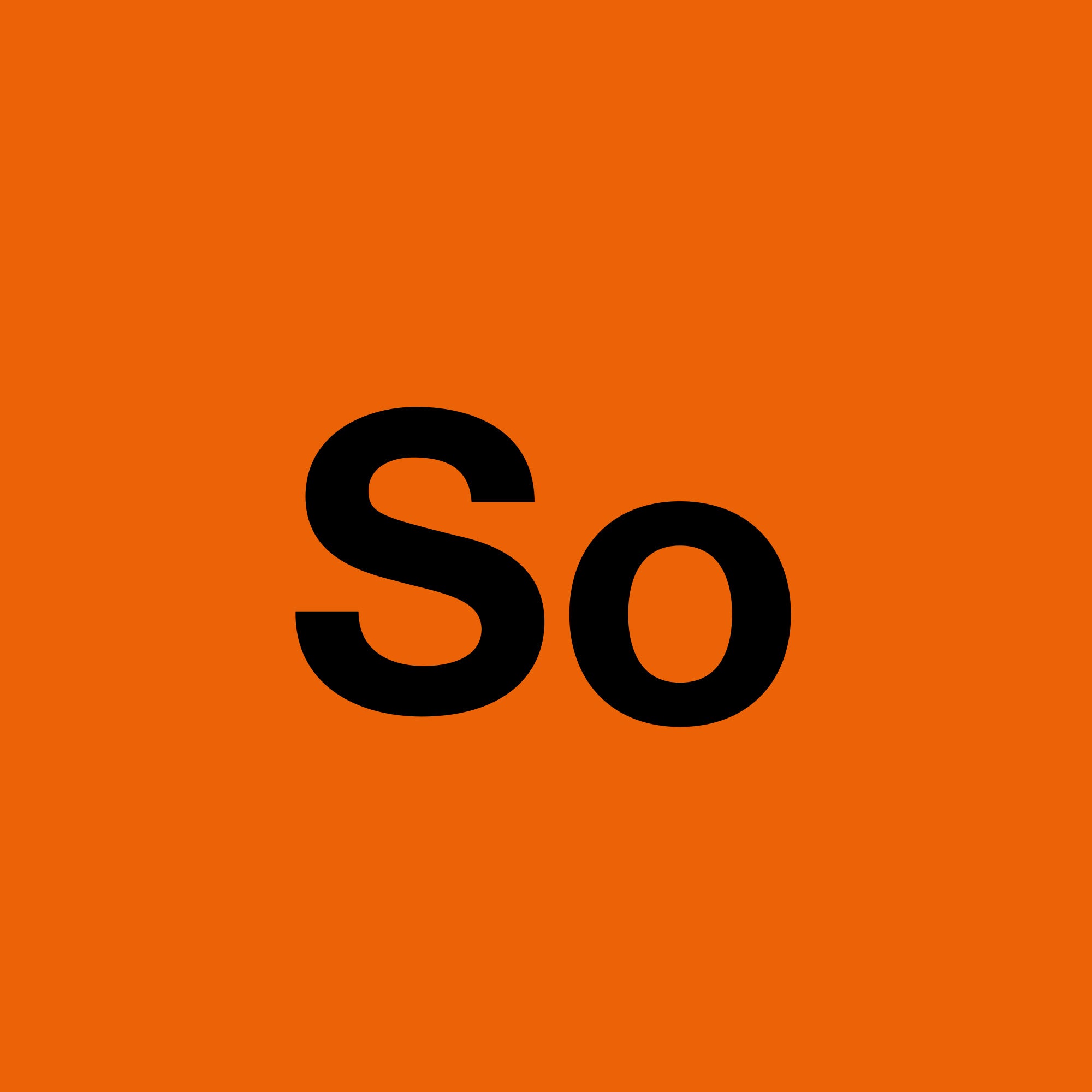 &#39;So&#39; meaning solvents colour coordinated to the &#39;orange&#39; colour scheme